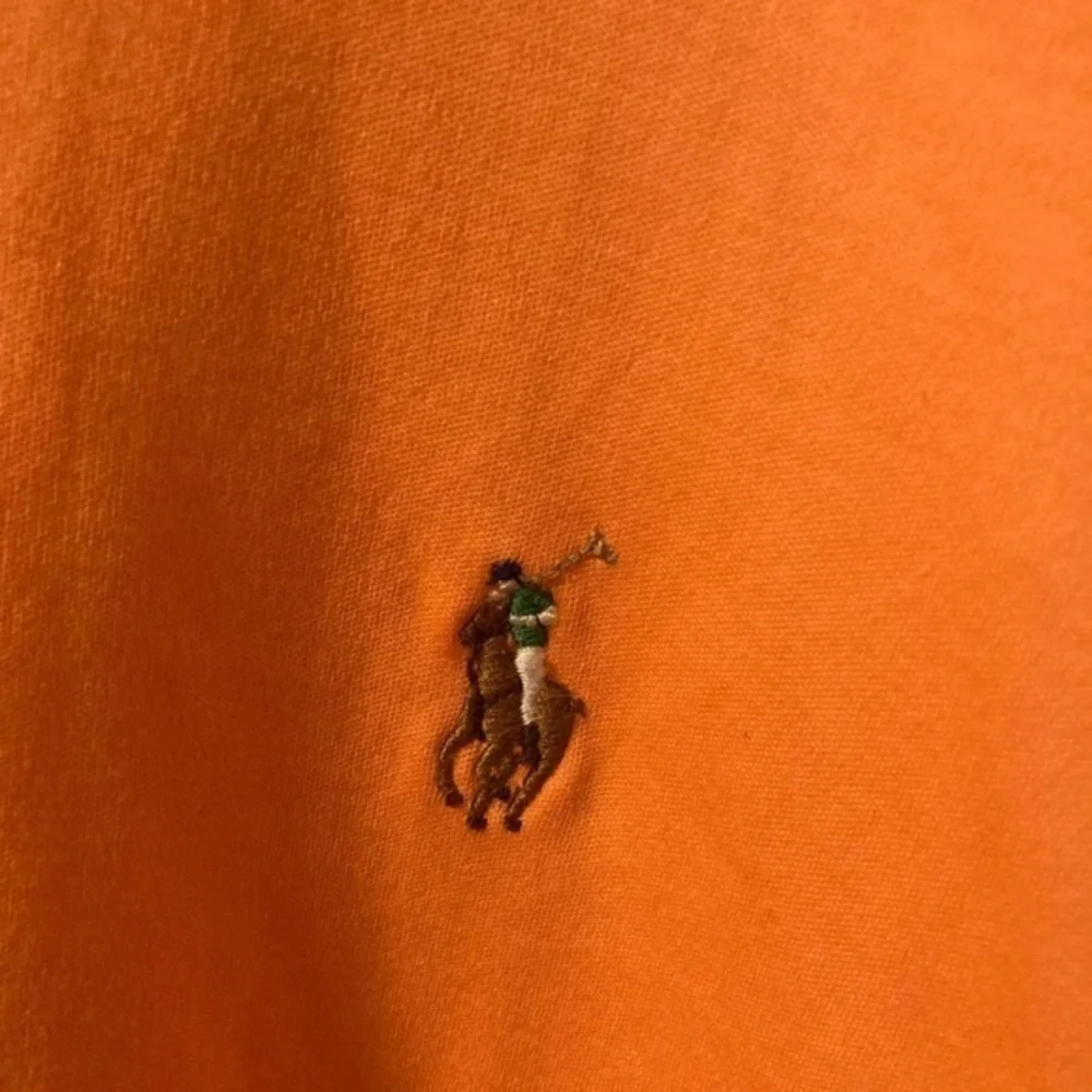 Polo Ralph Lauren Polo Shirt 4XB Orange‎ Pullover Short Sleeve Pima Soft Touch